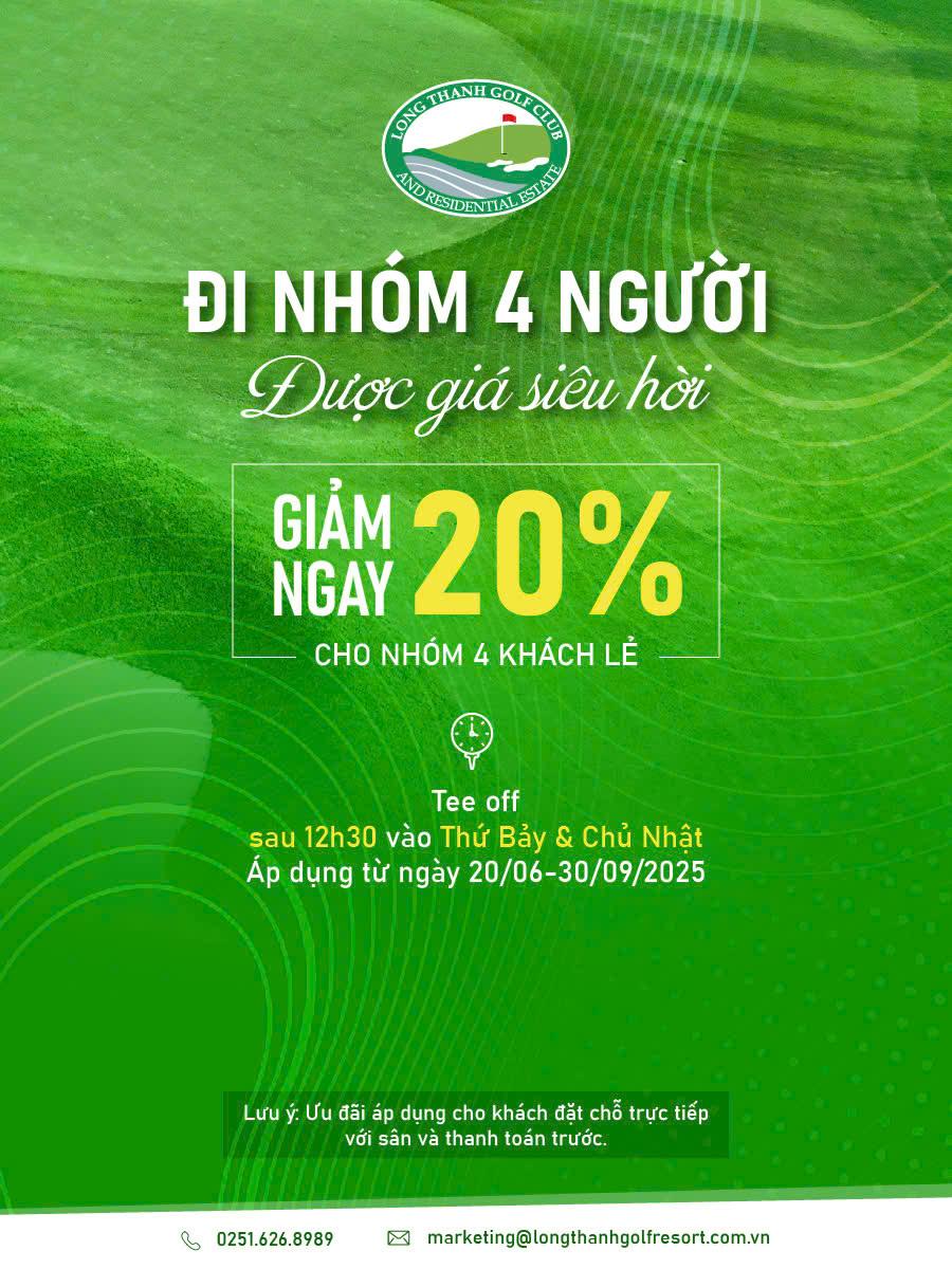ĐI NHÓM 4 NGƯỜI ĐƯỢC GIẢM 20%
